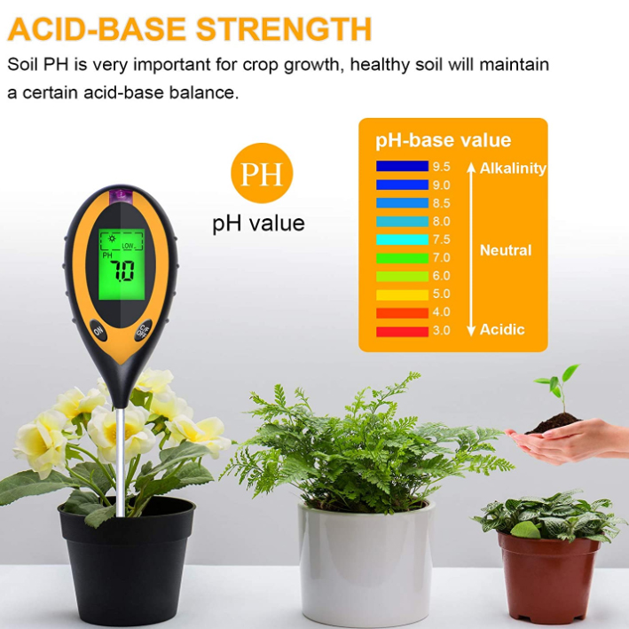 4-in-1 PH Licht Temperatuur Vo - Ph Meter Digital Water Tester recensie en prijs